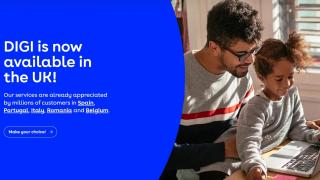 DIGI de astăzi oficial în Marea Britanie! Oferă servicii de internet fix prin fibră de până la 10 Gbps