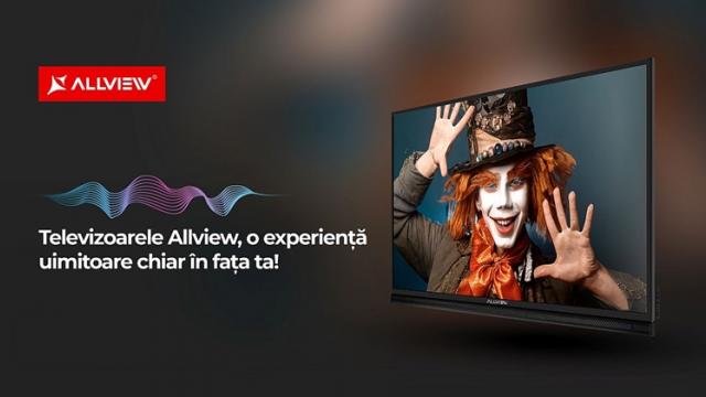 <b>Allview anunţă primele sale televizoare: modele LED de 24, 32, 40 inch şi variante 4K cu Soundbar integrat</b>În cursul acestei zile Allview a anunțat lansarea primelor televizoare din portofoliu, modele care sosesc în variante de 24, 32, dar și 40 inch. Pe listă avem și modele 4K ce aduc un soundbar la pachet, iar prețurile le puteți afla din rândurile