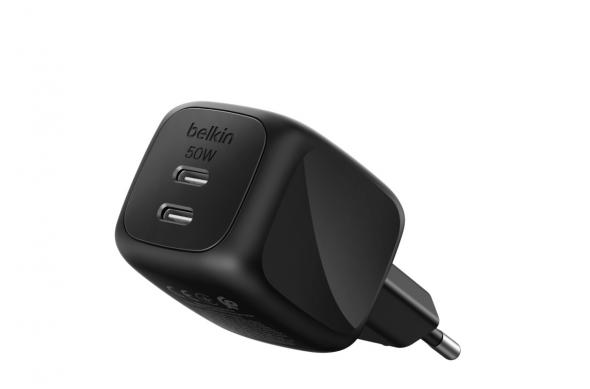 Adaptoare Belkin IFA 2025: WCH019 - BoostCharge-Pro-Dual-USB-C-GaN-WallCharger 50W-EU (2).jpg