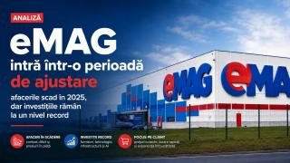 eMAG intră într-o perioadă de ajustare - afacerile scad în 2025, dar investițiile rămân la un nivel record