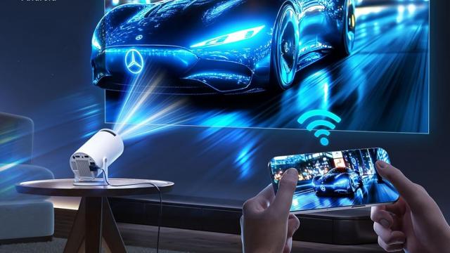 <b>E LUNI e AMAZON: Videoproiector smart Quilted Northern HY300 cu Android 11, rotație 180°, WiFi6 și corecție automată Keystone</b>Dacă e luni, e timpul pentru gadgeturi care ne fac viața mai relaxată și mai fun! Azi am dat peste un mic hit care face turul pe TikTok și Reddit – și nu e deloc greu de înțeles de ce: Quilted Northern HY300, un mini videoproiector portabil cu Android 11