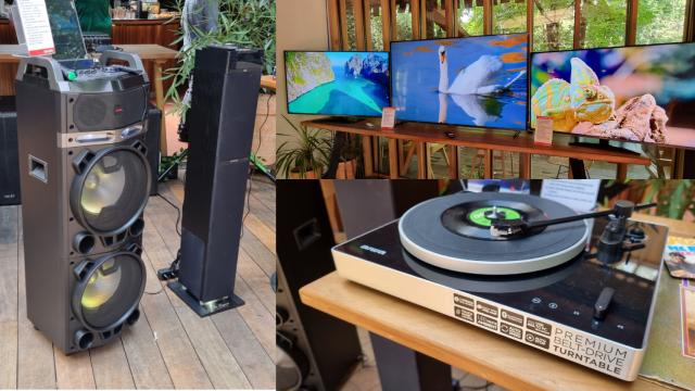 <b>Produsele aiwa au sosit oficial în România prin intermediul MGT Educational! Au fost prezentate boxe bluetooth puternice, pick-up modern, smart TV-uri, trotinete electrice și căști wireless</b>Dacă te-ai născut înainte de anii 90, mai mult ca sigur cunoști brand-ul aiwa, o companie japoneză fondată în 1951 axată în primii ani de existență pe produse audio. La un moment dat a fost achiziționată de Sony, dar produsele lansate începând cu 2002