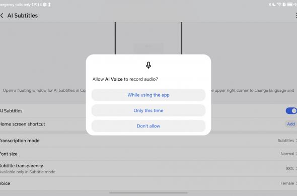 Honor Pad 10 - OS, UI & APPS: Screenshot_20251114_191428_com_google_android_permissioncontroller_GrantPermission.jpg