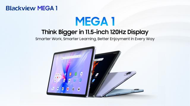 <b>Blackview MEGA 1 debutează global, o tabletă cu ecran de 11.5 inch 120Hz, 12 GB RAM, suport Widewine L1</b>Mijlocul de lună martie vine cu noutăți interesante pe piața globală și nu mă refer doar la smartphone-uri, ci și la tablete precum este cazul lui Blackview MEGA 1. Avem aici de-a face cu o tabletă flagship pentru brandul chinez