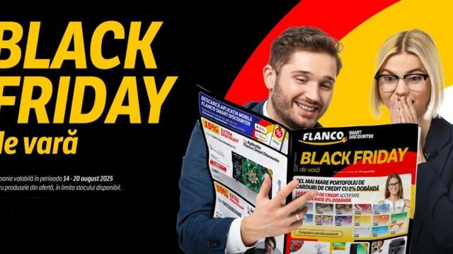 <b>Ce am găsit pe Altex și Flanco interesant și bun de cumpărat cu ocazia Black Friday de vară</b>Black Friday de vară a început la Altex și Flanco, așa că dacă aveai ceva pe listă – un telefon nou, un smartwatch, poate niște electronice pentru acasă – acum e momentul perfect să le iei mai ieftin. Am aruncat o privire prin oferte și am găsit câteva