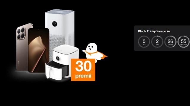 <b>Black Friday începe azi la ora 12 pe Orange.ro; Abonează-te la newsletter și poți câștiga un premiu smart</b>Am intrat oficial în săptămâna Black Friday, iar prin intermediul BF.ro aflăm că Orange va da startul sezonului de reduceri chiar astăzi de la ora 12. Încă mai ai timp să participi la concursul ce implică simpla abonare la newsletter