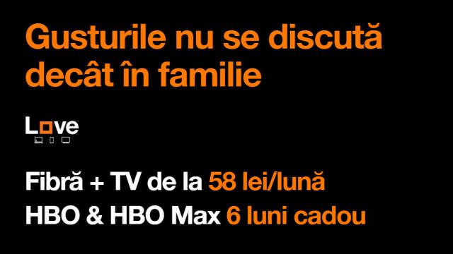 <b>Orange Love îţi aduce HBO şi HBO Max timp de 6 luni, până la 300 de euro bonus de loialitate</b>Orange România ne informează azi cu privire la o ofertă care aduce clienţilor săi unul dintre cele mai apreciate servicii de streaming de filme şi seriale, dar şi până la 300 de euro bonus. Orange Love are o nouă campanie asociată şi avem detalii despre