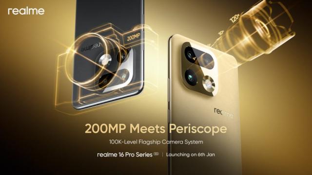 <b>realme 16 Pro și Pro+ primesc detalii foto; LumaColor IMAGE și AI Edit Genie, debut programat pe 6 ianuarie</b>realme urmează să anunțe două smartphone-uri importante pentru 2026: realme 16 Pro și realme 16 Pro+, iar astăzi compania a detaliat partea de cameră foto pentru ambele modele. Lansarea este programată pentru 6 ianuarie