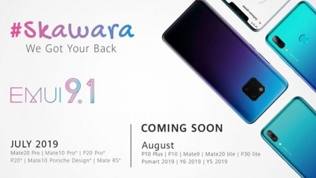 <b>Huawei va aduce EMUI 9.1 pe alte 5 smartphone-uri în această lună; Iată care sunt acestea</b>Cei de la Huawei continuă să livreze actualizări către terminalele din portofoliu și până la sosirea lui Android Q se axează pe update-uri la EMUI 9.1. Aceste release sosea anterior pe Mate 20 X și Mate 20 Pro, iar în această
