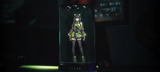 CES 2026: Labubu sau Lava Lamp? Razer prezintă o lampă cu holograme companion pentru jocuri - Project Ava