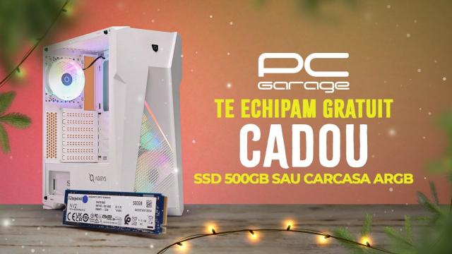 <b>PC Garage îți oferă un SSD de 500 GB sau o carcasă ARGB la alegere dacă cumperi componente pentru un nou sistem</b>Pe final de an cei de la PC Garage au luat hotărârea de a dat startul unei noi runde „Te echipăm gratuit”. Aflăm prin intermediul BF.ro că această campanie e activă în perioada 12-28 decembrie. Dacă vei cumpăra orice procesor împreună cu orice placă de ba