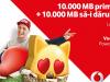 Vodafone România oferă bonusuri de 10.000 MB de date atât utilizatorilor pre-pay, cât și prietenilor lor; iată detalii despre campanie!