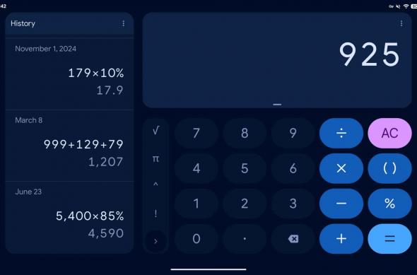 Google Calculator cu Material 3 Expressive: download - 2025-08-23T215934.188.jpeg