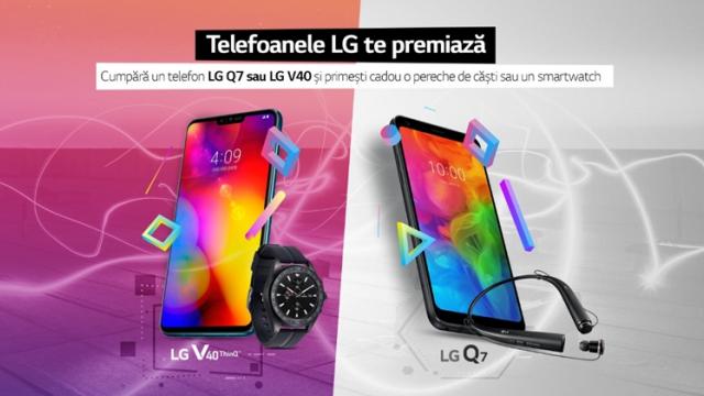 <b>Cumpără un LG Q7 sau LG V40 de la Orange până pe 4 aprilie și poți primi o pereche de căști sau un smartwatch cadou!</b>Dacă aveți în plan achiziția unui nou smartphone LG, avem vești bune pentru voi astăzi odată cu descoperirea campaniei promoționale organizate de către LG Electronics România. Filiala locală a companiei sud-coreene vine cu