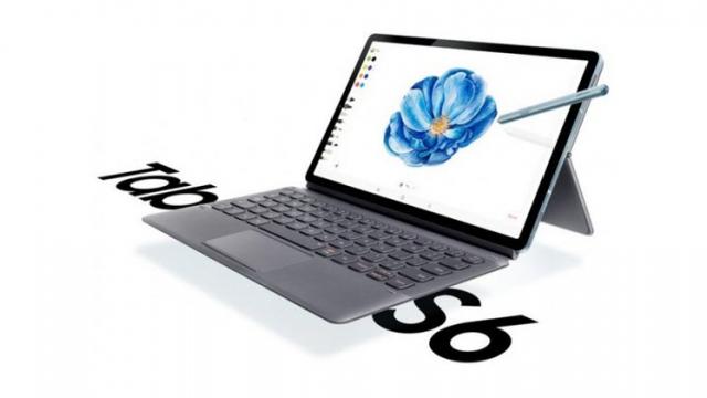 <b>Tableta Samsung Galaxy Tab S6 apare în noi randări; Vedem accesoriul tastatură și descoperim o cameră foto selfie duală</b>Sud-coreenii de la Samsung plănuiesc ca pe data de 7 august să lanseze mai multe dispozitive, pe listă fiind phablet-urile Galaxy Note 10 și Galaxy Note 10+, ceasul Galaxy Watch Active 2, dar și tableta Galaxy Tab S6 aparent