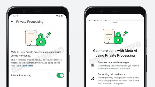 <b>WhatsApp primește rezumate generate de AI; Meta introduce funcția „Summarize with Meta AI” pentru mesajele necitite</b>WhatsApp continuă să experimenteze cu integrarea AI-ului în experiența de chat, iar Meta a introdus recent rezumate automate pentru conversațiile necitite. Funcția apare deocamdata în fază de testare pe Android, exclusiv pentru utilizatorii