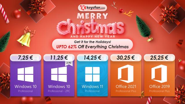 <b>(P) Promoțiile de Crăciun sunt live pe Keysfan.com: Licențe Windows 11 la reducere și bundle-uri tentante</b>Din partea celor de la Keysfan.com primim astăzi cu brațele deschise o nouă campanie promoțională, cu reduceri de Crăciun și Anul Nou. Ofertele sunt pe măsură, iar după cum bine știți, vorbim aici despre retailerul specializat în comercializarea