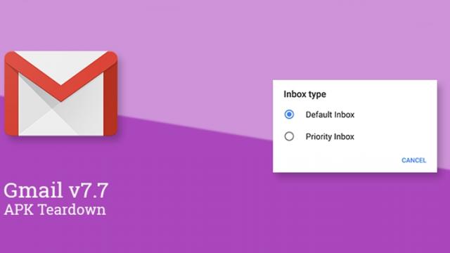 <b>Aplicația Gmail v7.7 ne va aduce noi metode de sortare a mesajelor primite în Inbox</b>Un nou proces de tip teardown ne este prezentat astăzi de către cei de la AndroidPolice, publicație ce a găsit o noutate interesantă în versiunea v7.7 a aplicației Gmail. Este vorba despre introducerea a 3 noi metode de sortare a mesajelor