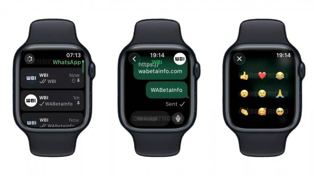<b>WhatsApp pe Apple Watch: Funcțiile esențiale sunt acum disponibile în varianta beta a aplicației</b>După ani de așteptare, WhatsApp lansează oficial o versiune beta a aplicației sale pentru Apple Watch. Ea e disponibilă prin TestFlight și le permite utilizatorilor să citească, să răspundă rapid și să reacționeze cu emoji-uri direct de pe ceas