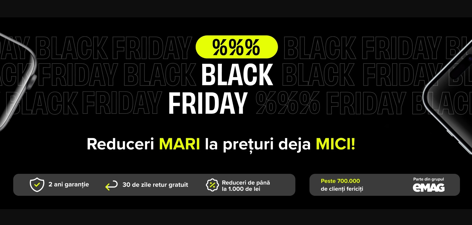 A început Black Friday 2025 la Flip.ro; Ce îmi face cu ochiul?