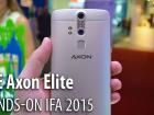 IFA 2015: ZTE Axon Elite hands-on - elegantă în decoraţiuni metalice şi imitaţie de piele (Video)