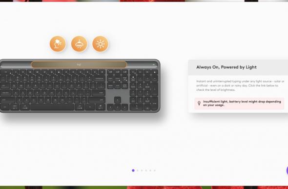 Logitech Signature Slim Solar+ K980 - Screenshots: Logitech-Solar (2).jpg