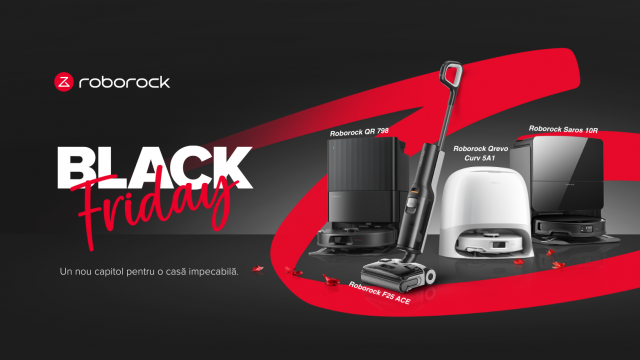 <b>Unde vei găsi cele mai bune oferte Roborock de Black Friday? Iată retailerii de pus pe listă</b>În cazul în care ai uitat, se apropie cu pași repezi Black Friday 2025, iar noi vă ținem deja la curent cu ce se întâmplă atât pe site, în sesiunea Live Blogging, cât și pe site-ul soră BF.ro unde postăm cele mai tari oferte. Astăzi aflăm
