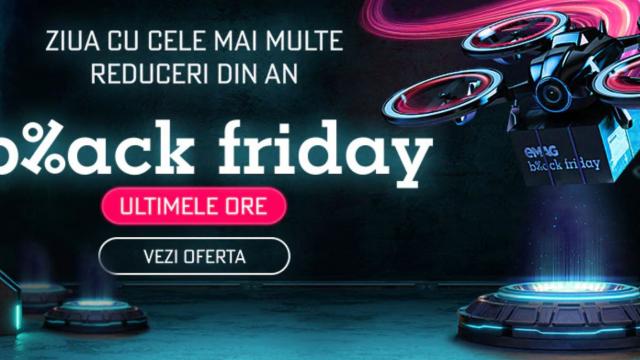 <b>Black Friday eMAG intră în faza "ultimele ore"; Ce oferte am mai cules? </b>În acest an eMAG ne-a oferit nu mai puţin de 3 ture de oferte şi reduceri de Black Friday, iar cea cu numărul 4 tocmai a început. Sub numele de "Ultimele Ore" am cules cele mai noi oferte şi am încercat să găsim produse care ne-au scăpat vigilenţei pe par