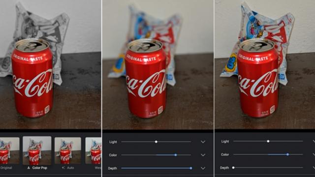 <b>Google Photos aduce noutăți pe iOS; Apare funcția Color Pop și slider pentru bokeh</b>A trecut ceva timp de la ultima actualizare a aplicației Google Photos, dar iată că aceasta ajunge de astăzi la îndemâna utilizatorilor de iOS. Noua versiune aduce funcția Color Pop ce permite alegerea unei culori din fotografie care
