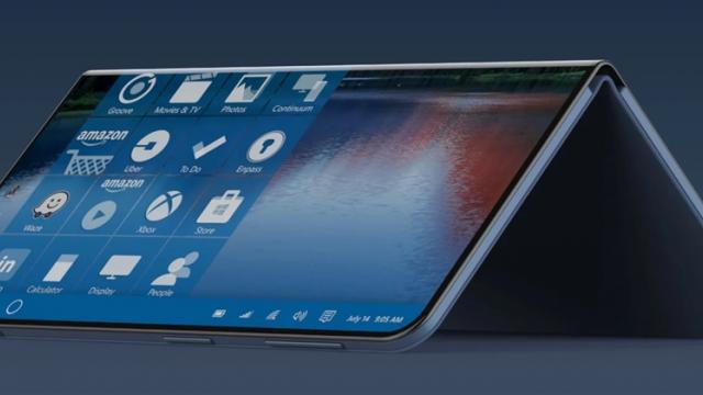 <b>Microsoft își imaginează un sistem audio dual pentru smartphone-ul pliabil Andromeda/Surface Phone</b>În ciuda faptului că Microsoft afirmă clar și răspicat că nu se lucrează la un telefon pliabil, iată că brevetele continuă să își facă apariția în online. Astăzi de exemplu descoperim un brevet ce face aluzie la un sistem audio dual care