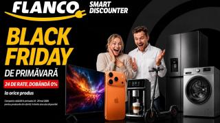 Flanco pornește Black Friday de primăvară pe 14 mai; Trotinete Xiaomi, televizoare QLED și aparate de aer condiționat intră în campanie
