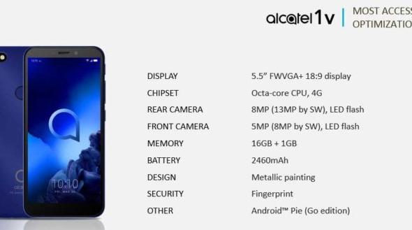 Alcatel Aduce 6 Telefoane Noi La Mwc 2019 Cu DotÄƒri Entry Level Si Midrange Alcatel 1s 1v 3c 3l 3v 3