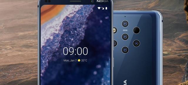 MWC 2019: Nokia 9 PureView devine oficial, cu 5 camere, preţ de 699 dolari