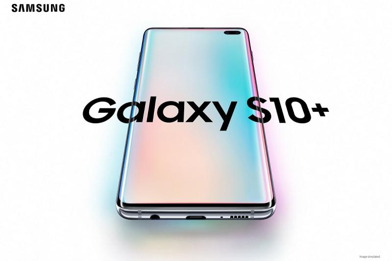 Samsung Galaxy S10+ - Fotografii oficiale: Galaxy S10+ Prism White.jpg