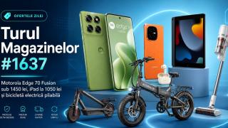 Turul Magazinelor #1637: Motorola Edge 70 Fusion sub 1450 lei, iPad la 1050 lei și bicicletă electrică pliabilă