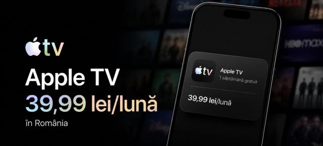 Apple TV pornește în România la 39,99 lei pe lună; După luni de indicii, abonamentul devine cert