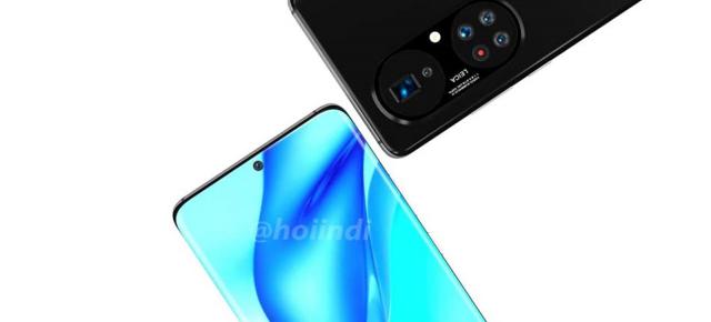Huawei P50 Pro+ se afișează în primele randări; Telefonul are un setup de camere penta complex în spate