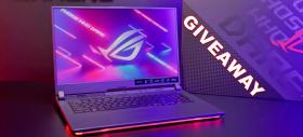 Giveaway ASUS ROG România! Sunt puse la bătaie 20 de premii, inclusiv  un laptop ROG Strix G17, cu grafică NVIDIA RTX; Cum participi?