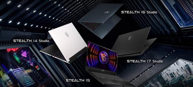 CES 2023: MSI anunță noua serie de laptopuri Stealth, cu design elegant, display-uri de 14, 15, 16, 17 inch și grafică RTX40