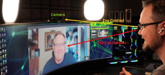 NVIDIA Broadcast primește opțiunea Eye Contact; Acum poți păstra contactul vizual în conferințe, chiar dacă nu te uiți spre cameră