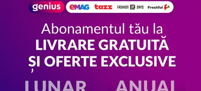 eMAG introduce abonamentul lunar Genius, cu aceleași beneficii de transport gratuit incluse; Cât costă?