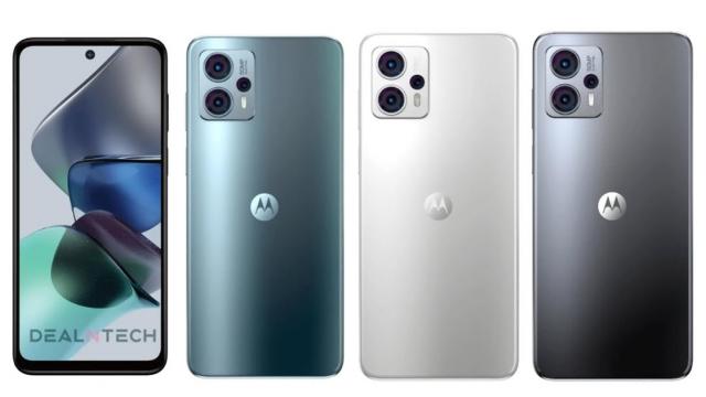 <b>Motorola Moto G23 are designul dezvăluit de o serie de imagini scăpate pe web</b>Dacă weekend-ul trecut am văzut Moto G53 şi Moto G73 scăpând pe web sub formă de imagini, randari şi specificaţii, acum e rândul unui telefon de buget să apară online. E vorba despre Motorola Moto G23, pe care îl analizăm mai jos. Promovat ca un telefon