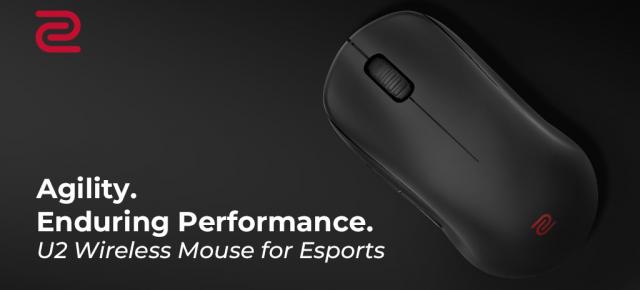 Noul mouse ZOWIE U2 wireless: O evoluție în gamingul eSports; Design și tehnologie de ultimă oră pentru performanțe superioare