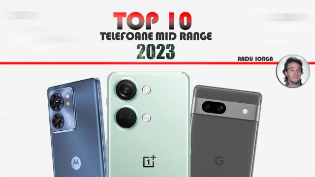 <b>Top 10 telefoane midrange pe anul 2023 în viziunea lui Radu Iorga: Softul curat la putere, multe camere selfie de top!</b>S-a terminat şi 2023 şi e anul care ne-a adus telefoane midrange mai capabile ca niciodată să ţină loc de flagship-uri. Mai des că niciodată camerele de flagship au sărit de pe OnePlus 11 pe OnePlus Nord 3, am văzut senzori Sony de top 