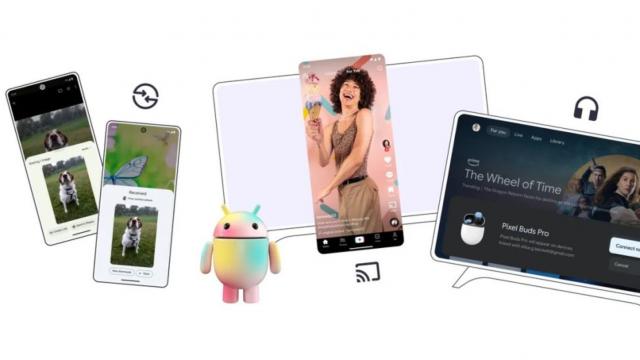 <b>CES 2024: TikTok suportat de Chromecast, Google şi Samsung lansează Quick Share + alte noutăţi Google</b>În cadrul CES 2024, Google şi Samsung au anunţat o colaborare, prin care ne propun un sistem comun de partajare a fişierelor: Quick Share. Google a fost cea care a ţinut evenimentul de la CES, unde a vorbit şi despre Android Auto, Chromecast