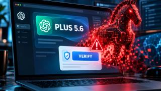 Un fals „ChatGPT Plus 5.6” folosește chiar chatgpt.com pentru a atrage utilizatorii într-o capcană cu troieni