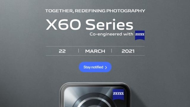 <b>Vivo X60 va primi o versiune globală cu procesor Snapdragon 870 la interior; Are debutul programat pe 22 martie</b>Dacă vă numărați printre cei care se întrebau când anume vor debuta variantele globale de Vivo X60 și X60 Pro, iată că astăzi avem răspunsul. Filiala Vivo Malaezia tocmai ce a publicat o pagină teaser în care confirmă 