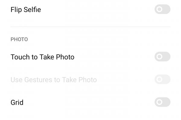Interfață grafică cameră Oppo Find X2 (capturi de ecran)