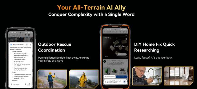 AI-ul ajunge și pe dispozitivele robuste Blackview! Avem integrare DeepSeek R1, Gemini și GPT4o-mini pe BL7000 și tableta MEGA 8 