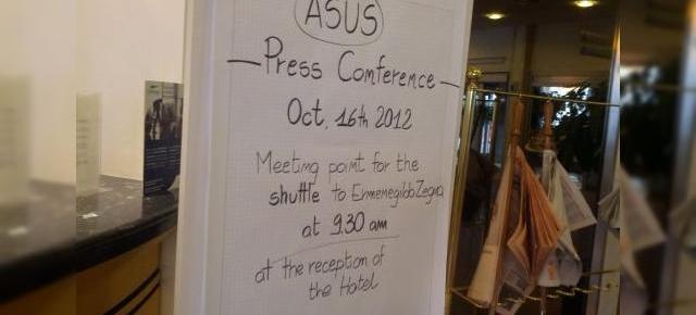 Suntem În Milano, pentru lansarea Asus Padfone 2; Suntem Încântați să fim aici!